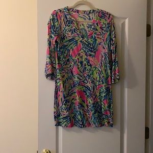 Lilly Pulitzer Rossmore split neck minidress